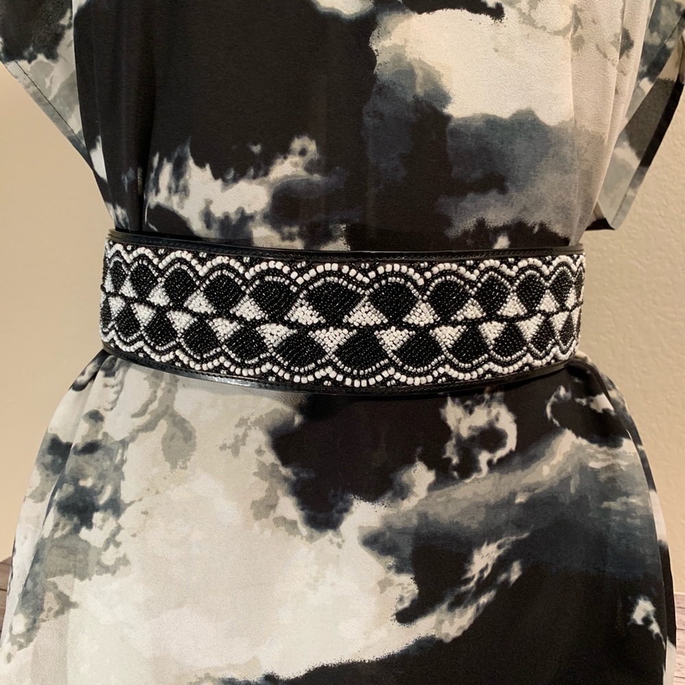 White House Black Market Beaded Belt